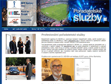 Tablet Screenshot of poradatelske-sluzby.cz